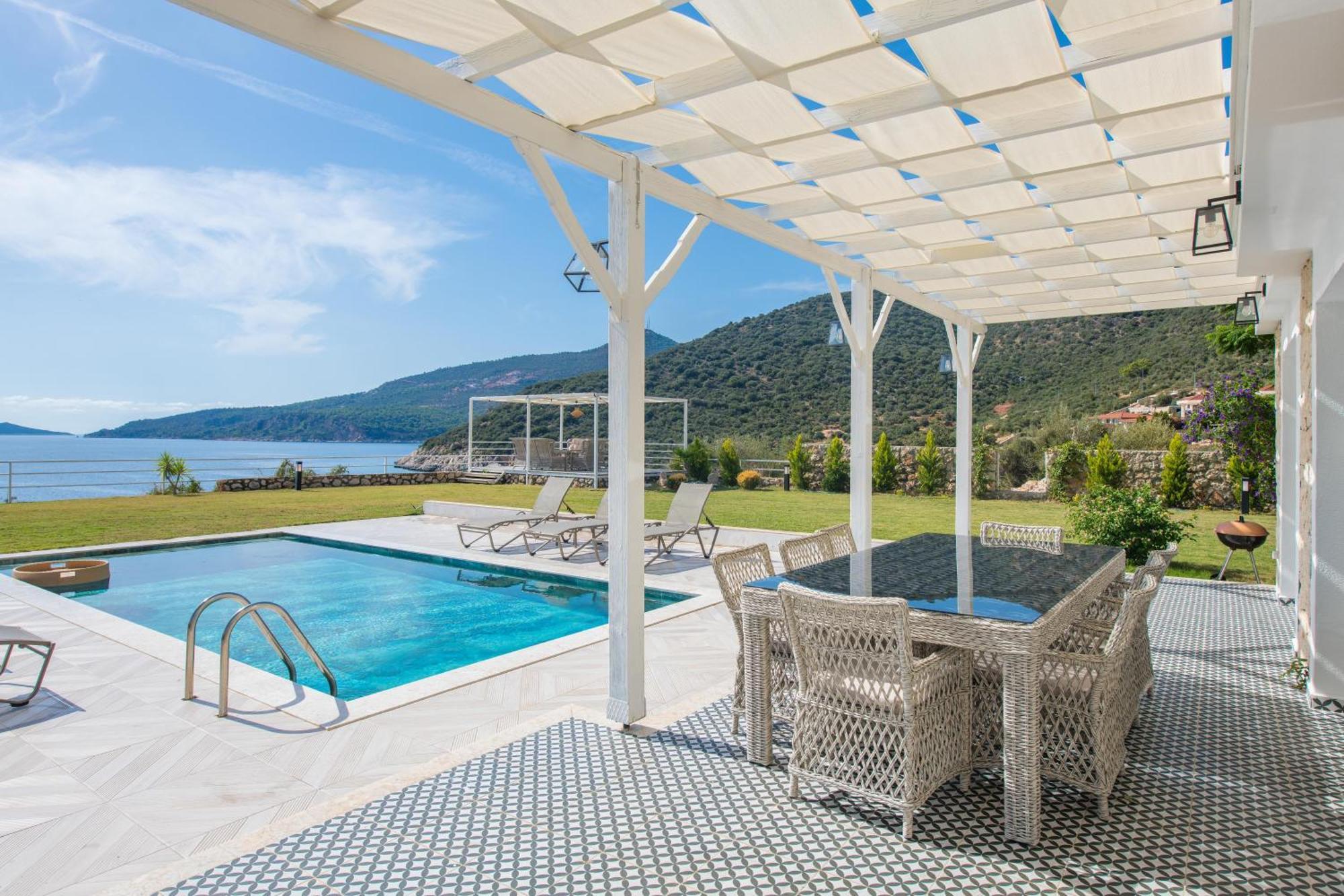 Beachfront Sari Villa With Private Swimming Pool Калкан Экстерьер фото